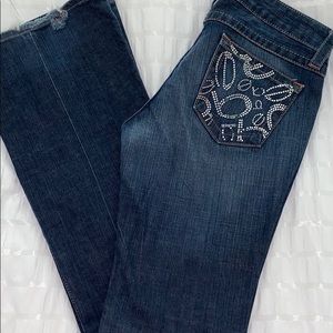 Bebe rhinestone Jeans